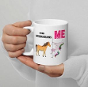 Veterinarian White Ceramic Coffee Mug, Unicorn Mug Gift for Future Veterinarian